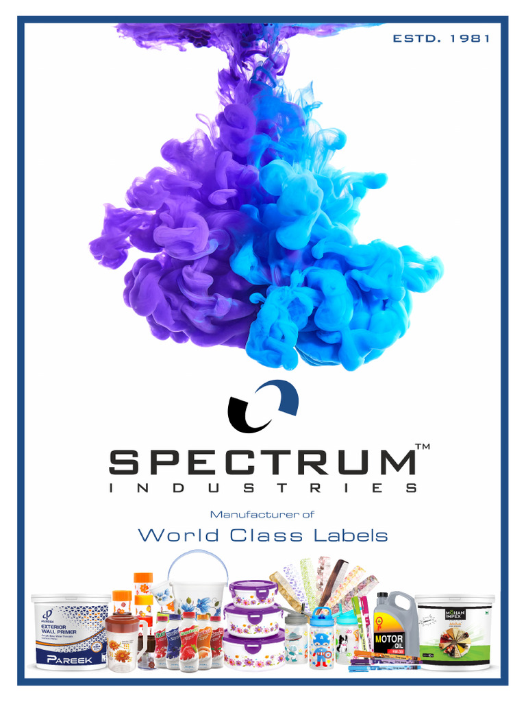 Spectrum Industires - World Class Labels | PDF