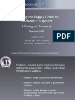 2008 11 00 Scott Borg Supply Chain Presentation About Securing the Supply Chain for Electronic Equipment