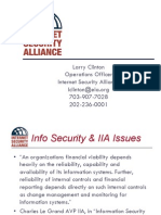 2004 01 07 Larry Clinton Risk Management and Insurance Presentation for the Institute of Internal of Auditors IIA