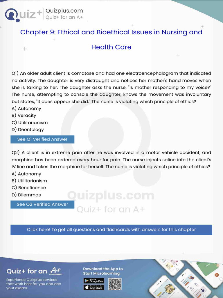 An Older Adult Client Is Comatose and Had One Electroencephalogram That ...