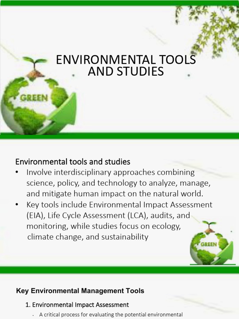 Environmental Management Tools-1 | PDF | Life Cycle Assessment ...