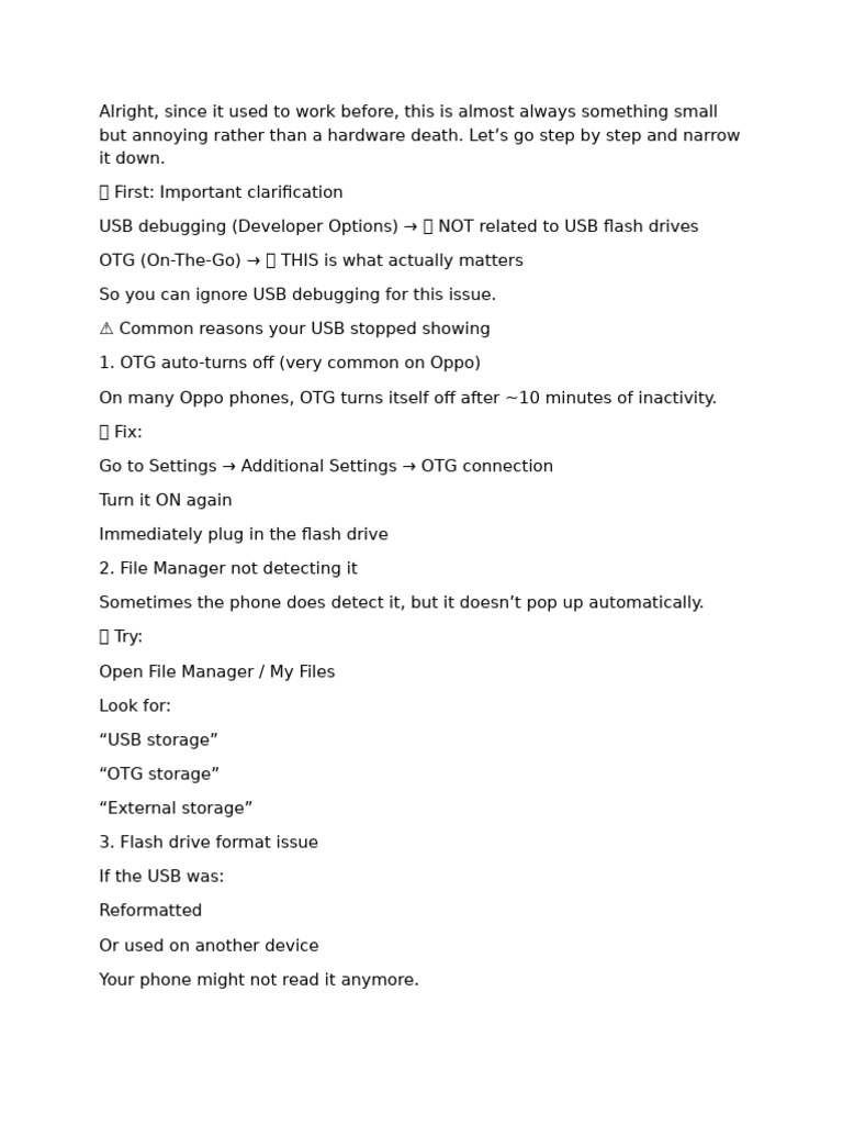 Oppo Issue | PDF