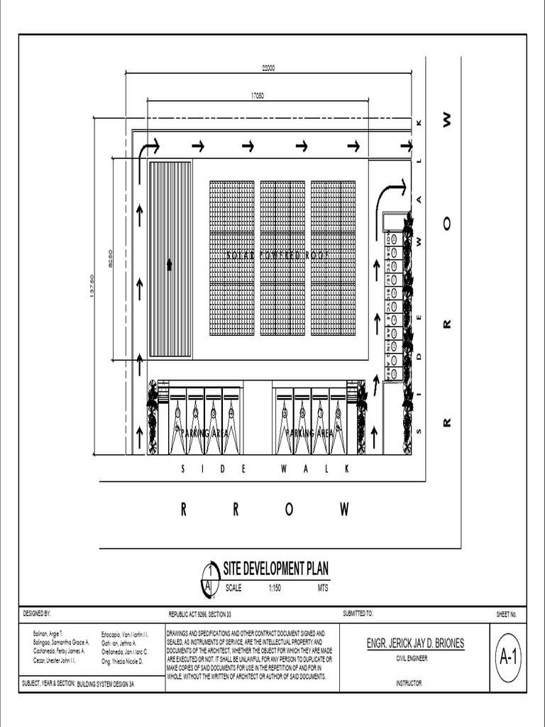 Mini Mall Site Development Plan | PDF