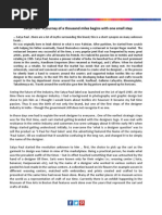 Satya Paul- A Journey of a Thousand Miles Begins With One Small Step