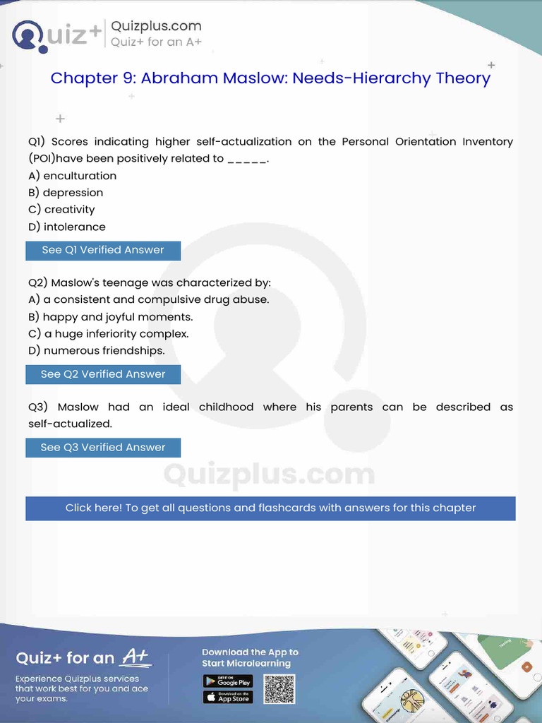Scores Indicating Higher Selfactualization on the Personal Orientation ...
