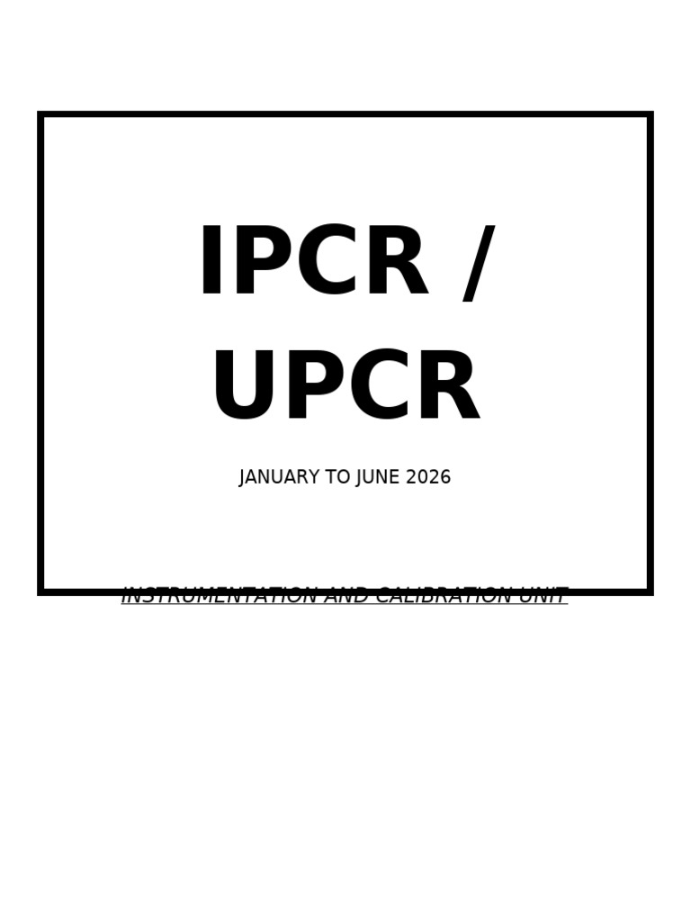 Ipcr Label | PDF