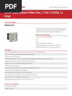 Price LFDC Laminar Flow Diffuser With Hepa Filter Submittal | PDF | Length
