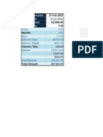 M.C.O.P Filed Date Current Date Award Amount Interest Rate: 27-Feb-2007 621000.00 7.50 Months