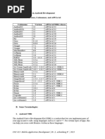 Android SDK Versions and Usage Stats | PDF | Android (Operating System ...