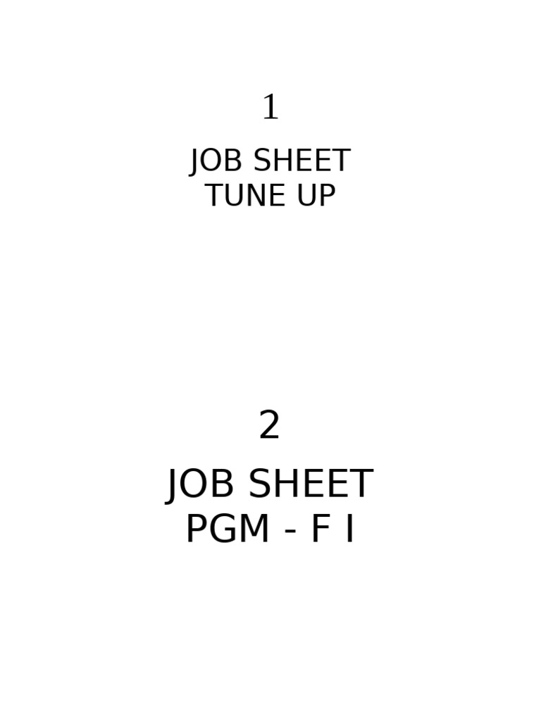 Job Sheet 2 | PDF