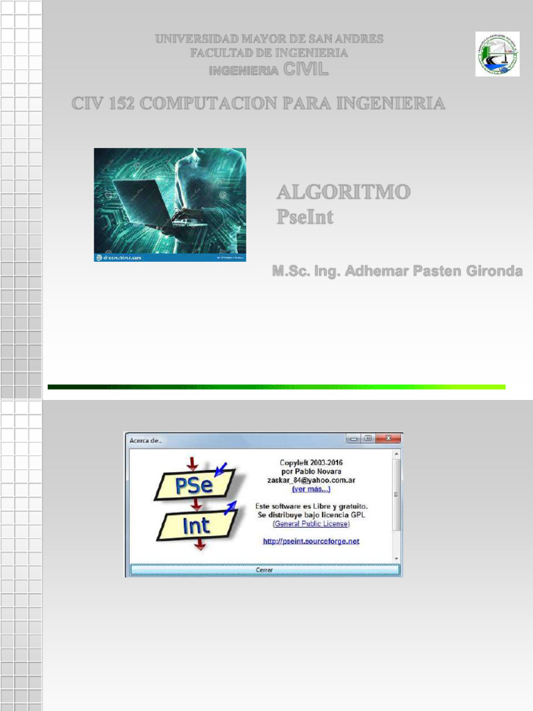 Algoritmo PseInt | PDF | Algoritmos | Algoritmos y Estructuras de Datos