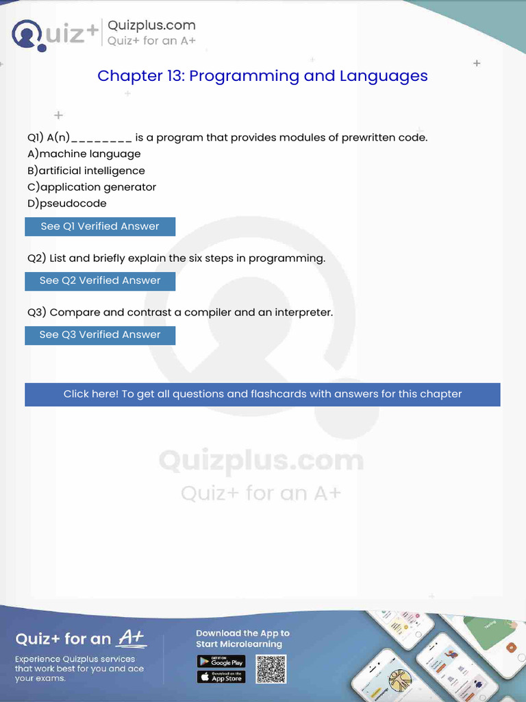 An Is A Program That Provides Modules of Prewritten Code | PDF | Laptop ...