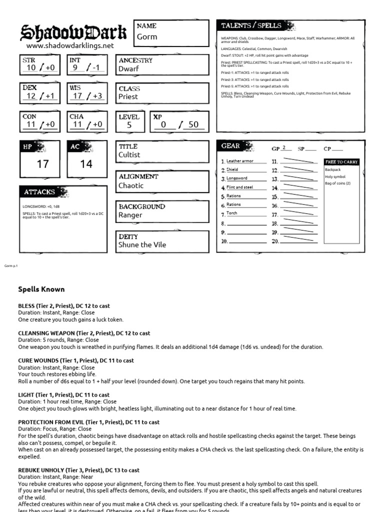Gorm | PDF
