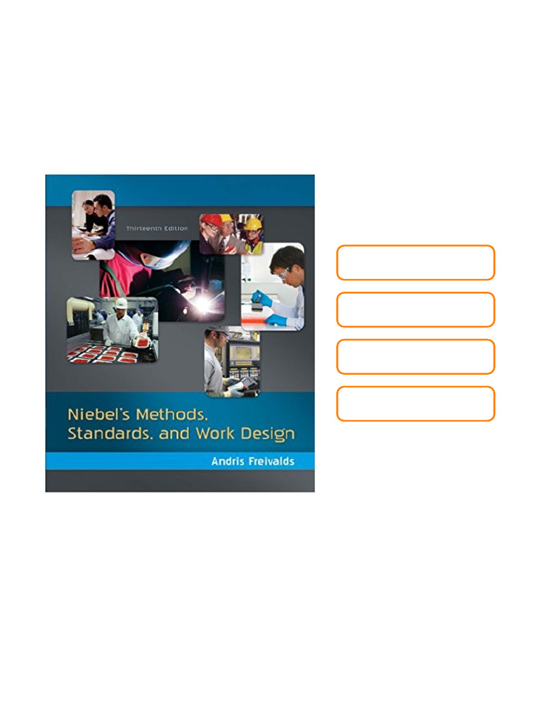Where To Download Niebel's Methods, Standards, Work Design 13th Edition ...