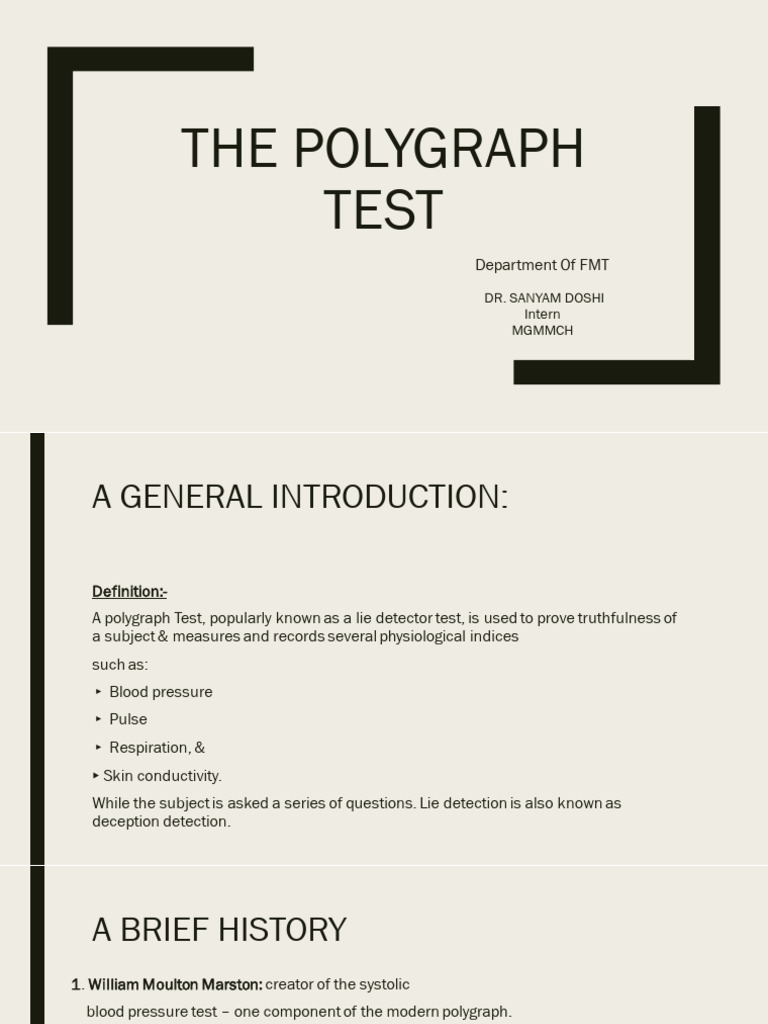 Sanyam Doshi Polygraph TEST | PDF