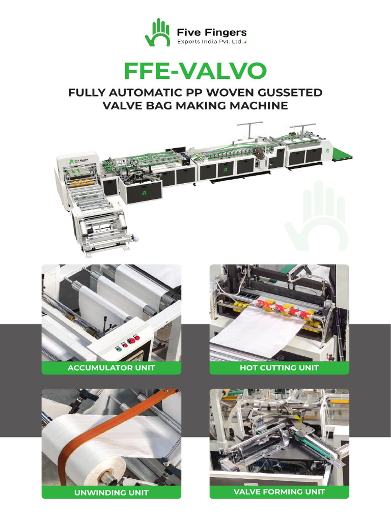 Valve Bag Making Machine Catalogue | PDF