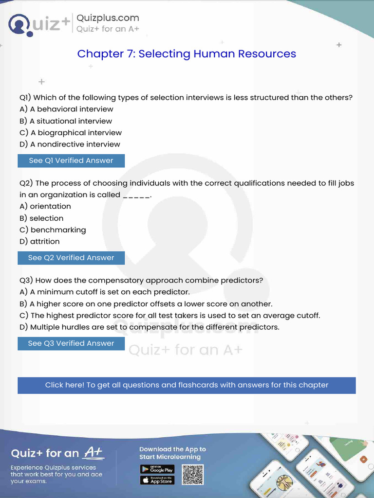 Which of The Following Types of Selection Interviews Is Less Structured ...