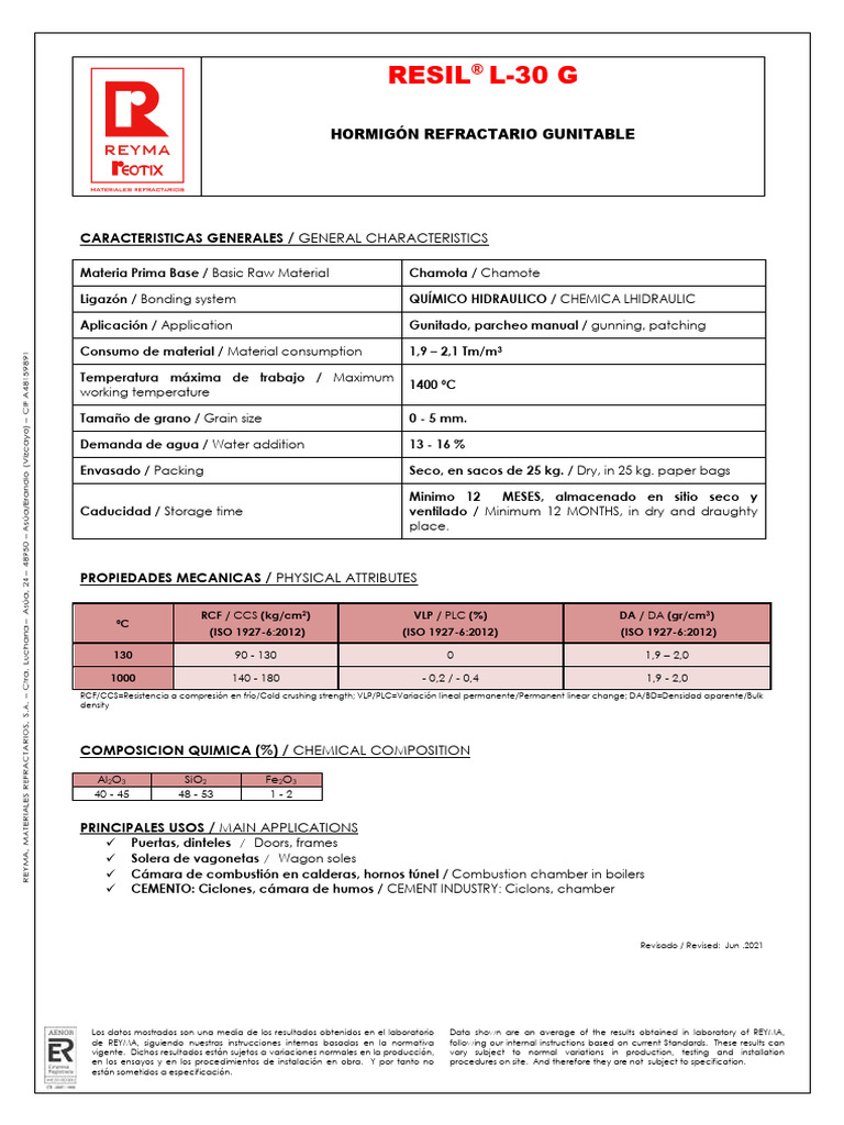 HT Resil L-30 G | PDF | Ingeniería estructural | Ingeniería de Edificación