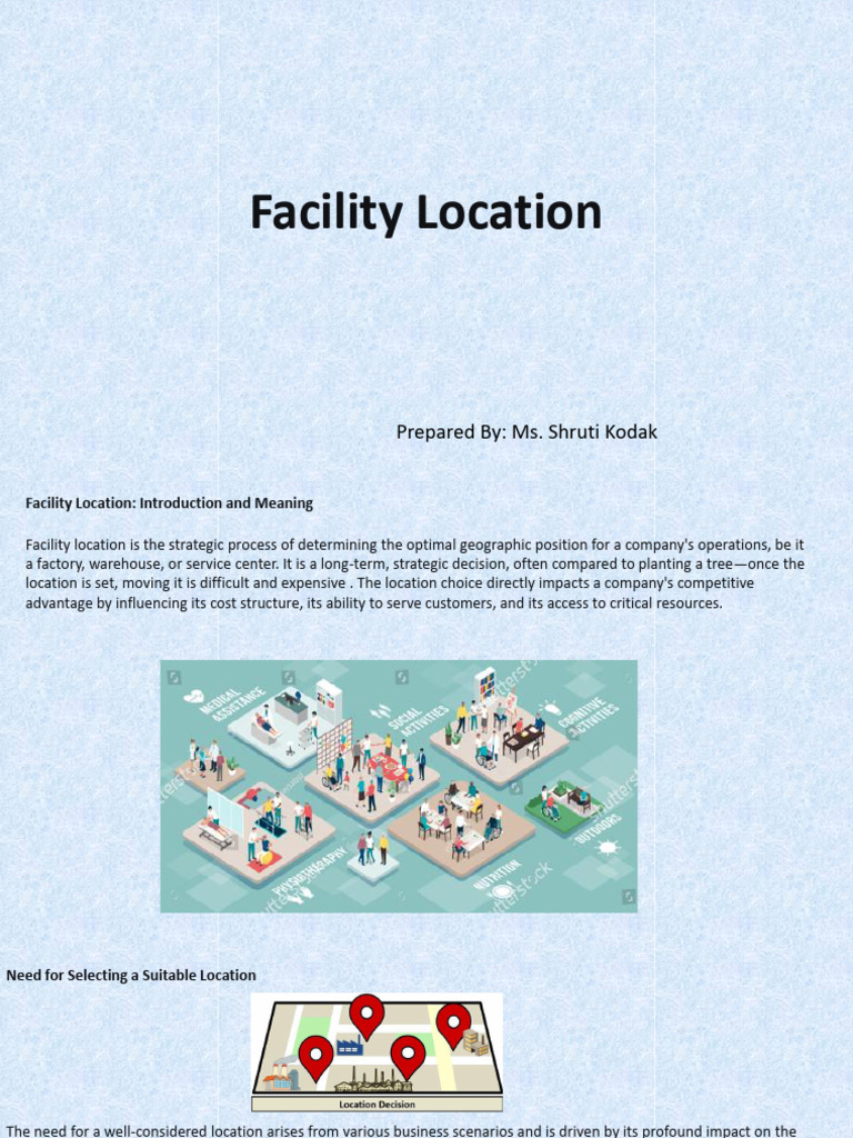 Unit-2 Facility Location | PDF | Lean Manufacturing | Automation