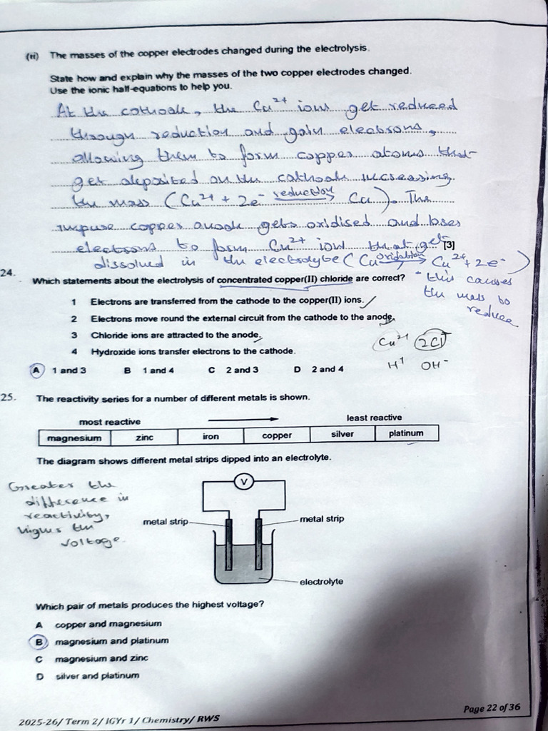Chemistry MS Revision Pack | PDF