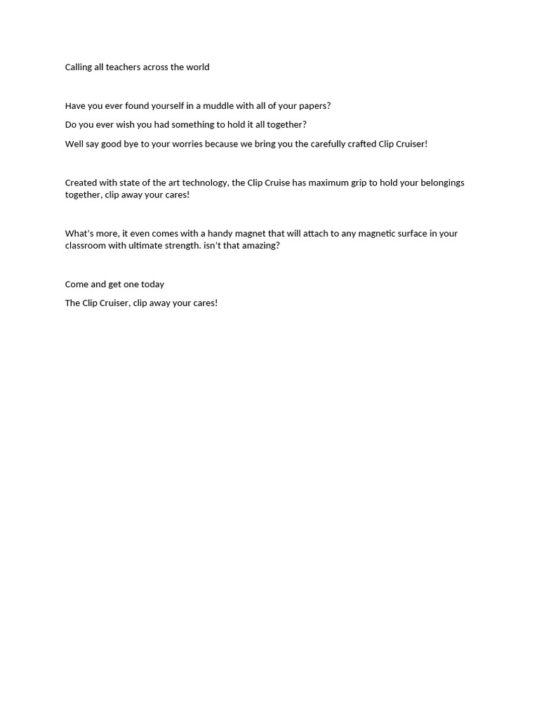 Thursday Example Script | PDF