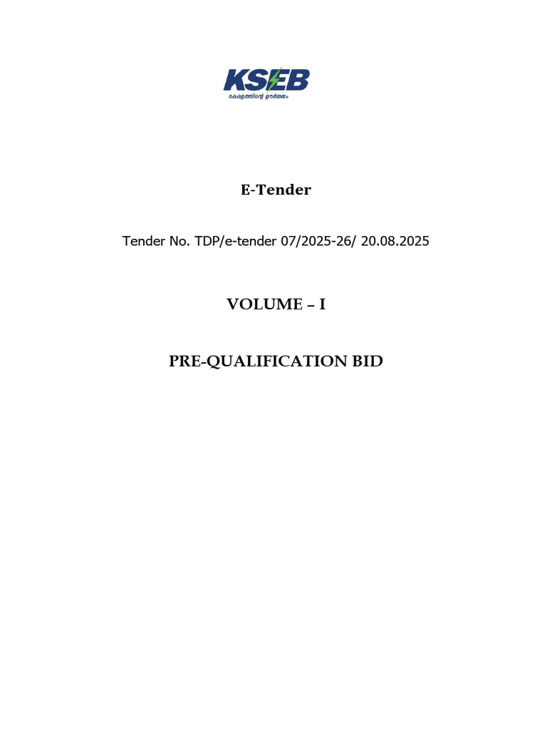 Pre Qualification | PDF | Subcontractor | Consortium