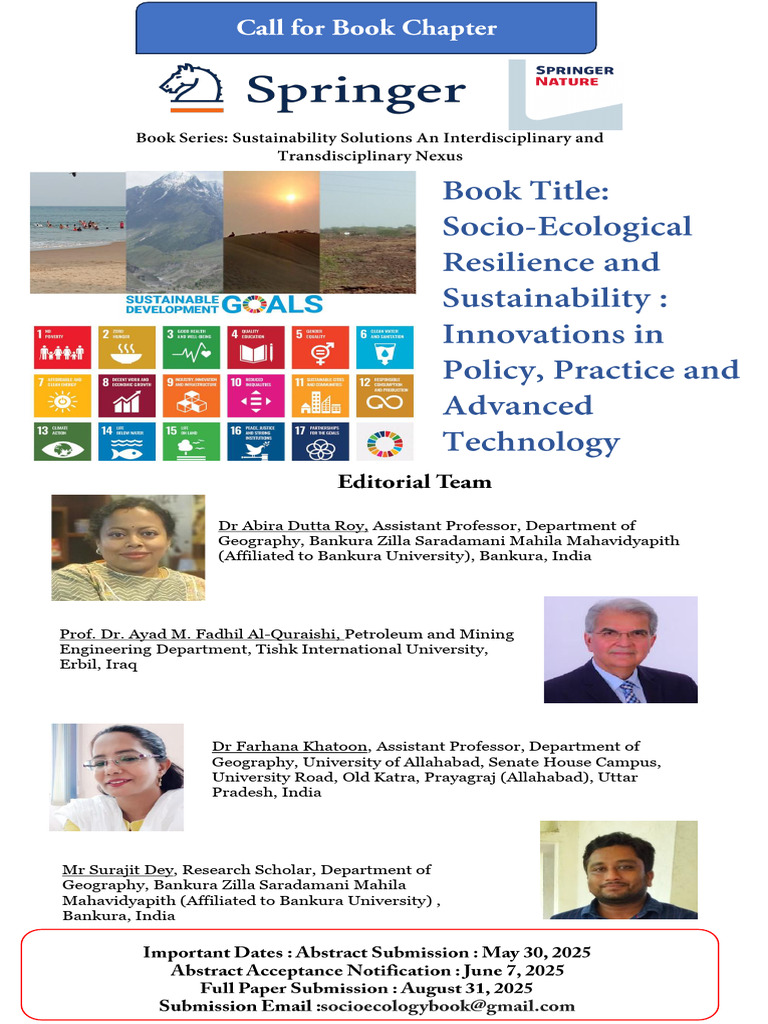 Call For Book Chapter - Flyer | PDF | Sustainability | Corporate Social ...