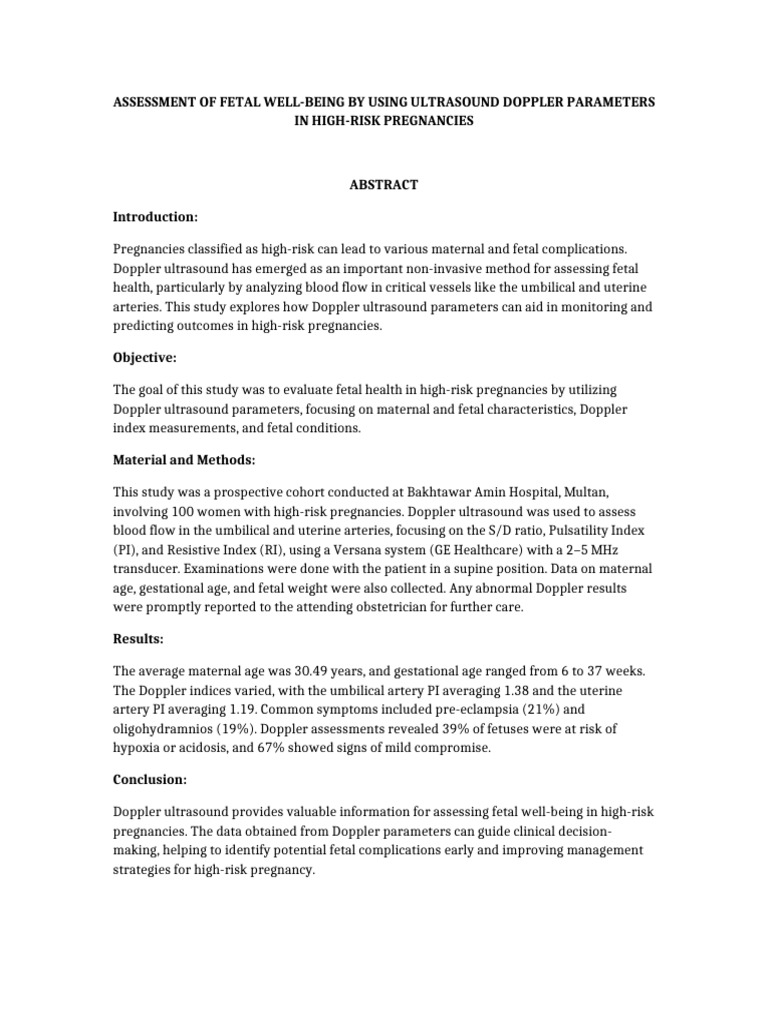 Abstract With Picture Style Heading | PDF