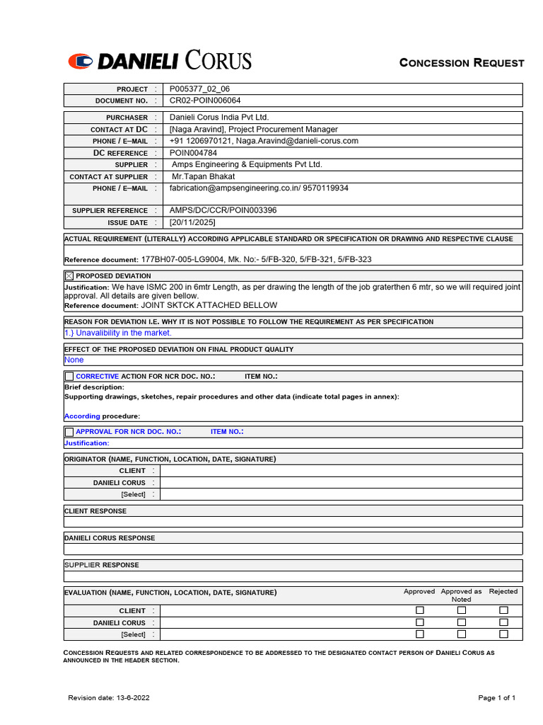 Concession - Change Request 02 | PDF | Specification (Technical Standard)