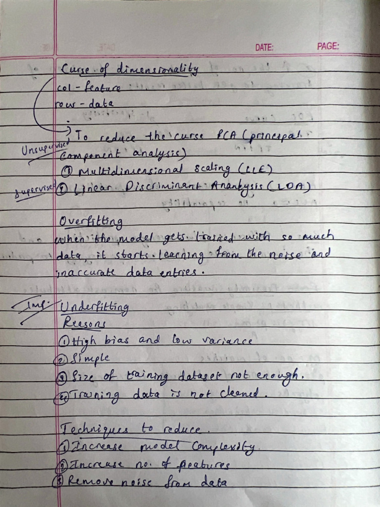 ML Notes | PDF