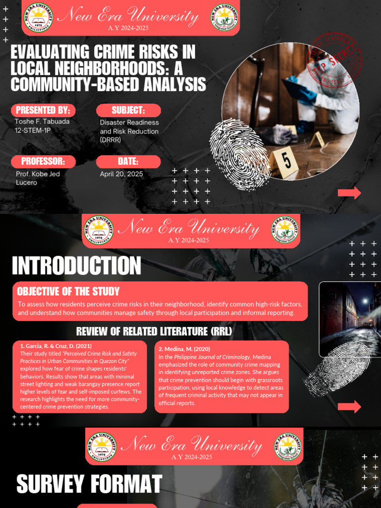 Evaluating Crime Risks in Local Neighborhoods: A Community-Based ...