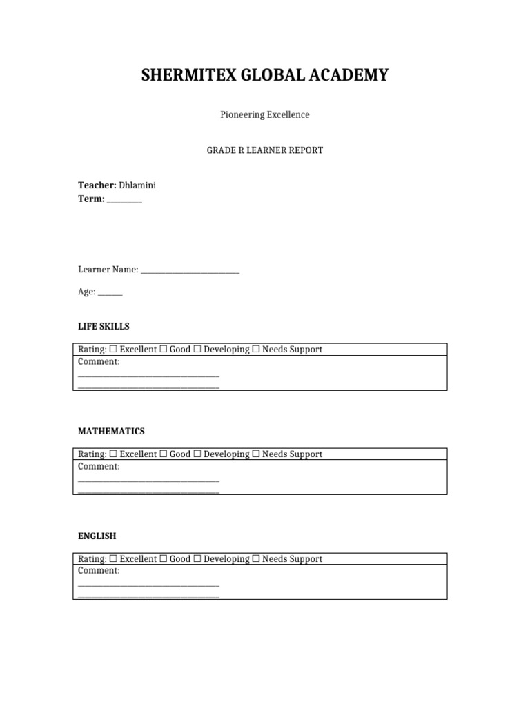 Shermitex Grade R Report | PDF