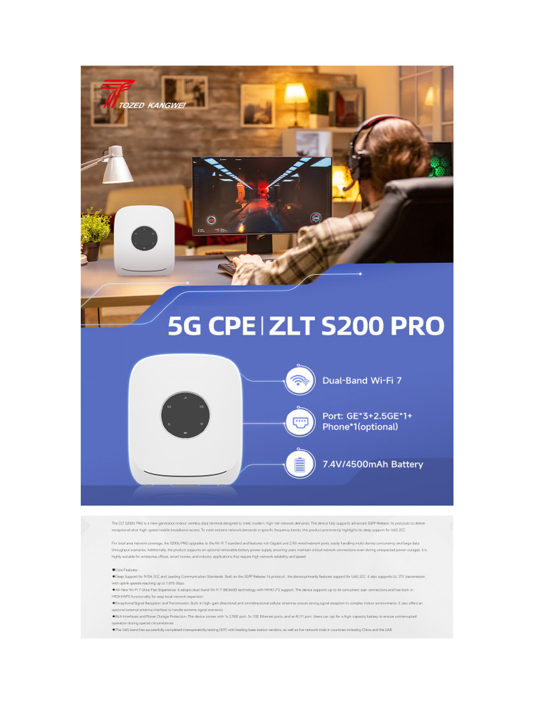 ZLT s200 Pro | PDF