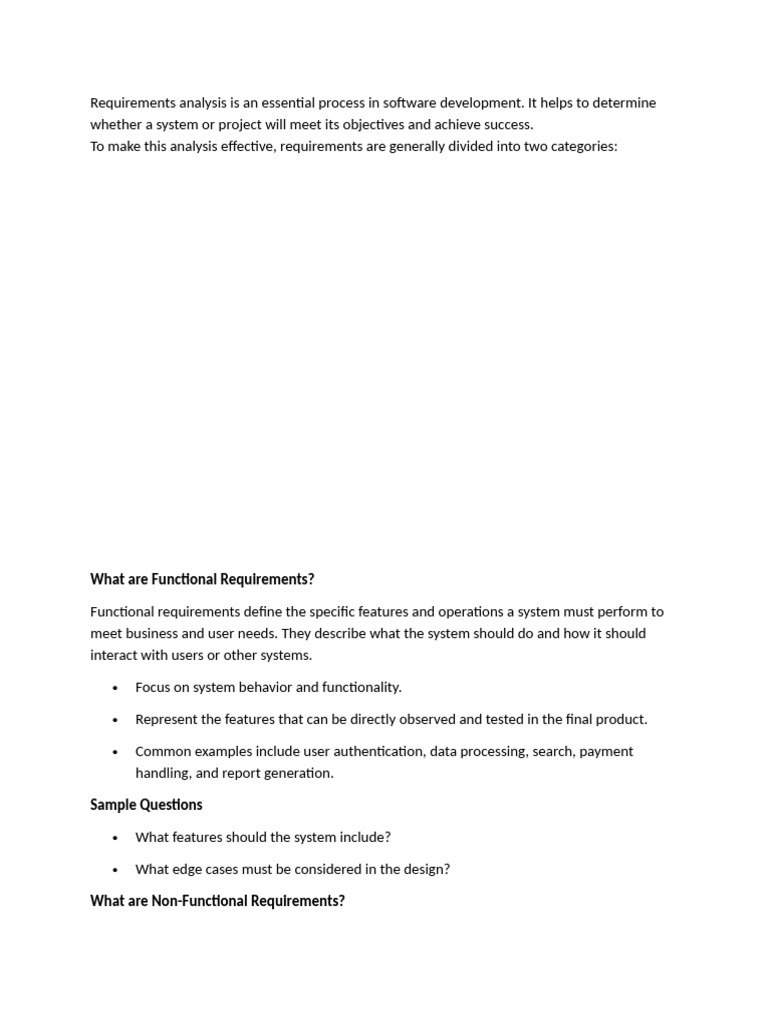Requirements Analysis Is An Essential Process in Software Development ...