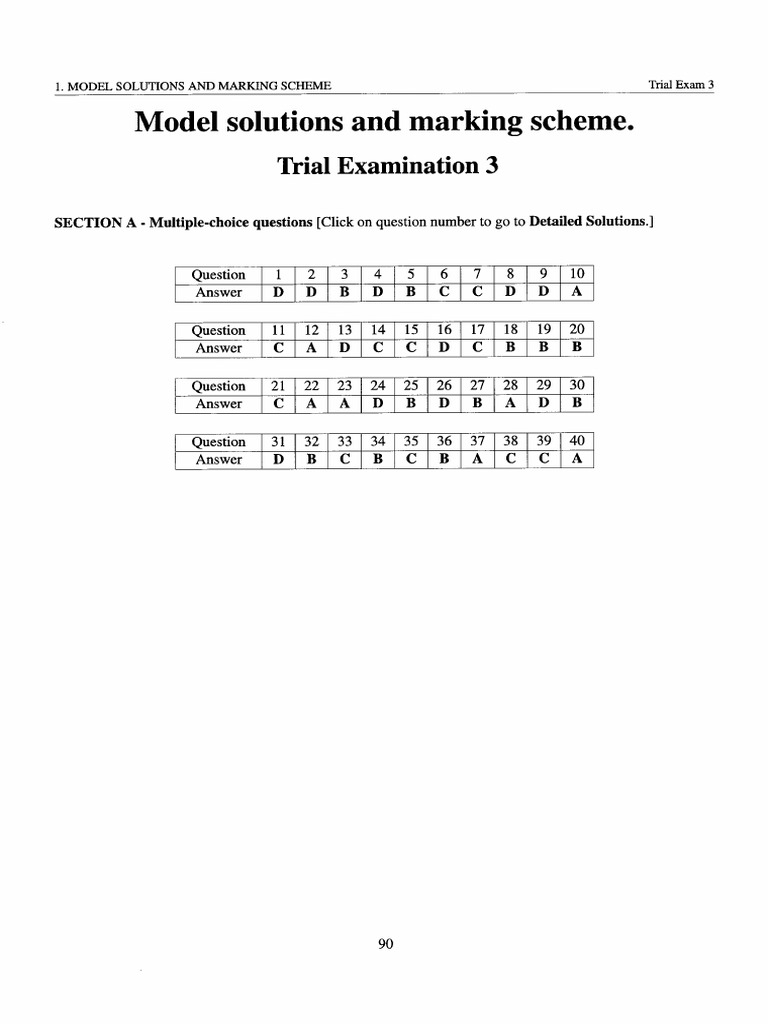 2022 Decode Trial Exam 3 Solutions | PDF