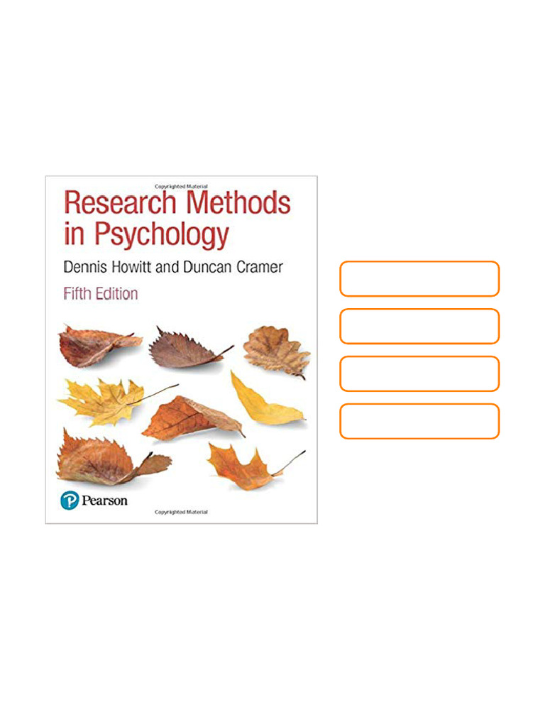 The Ultimate Research Methods in Psychology 5th Edition Download Link ...