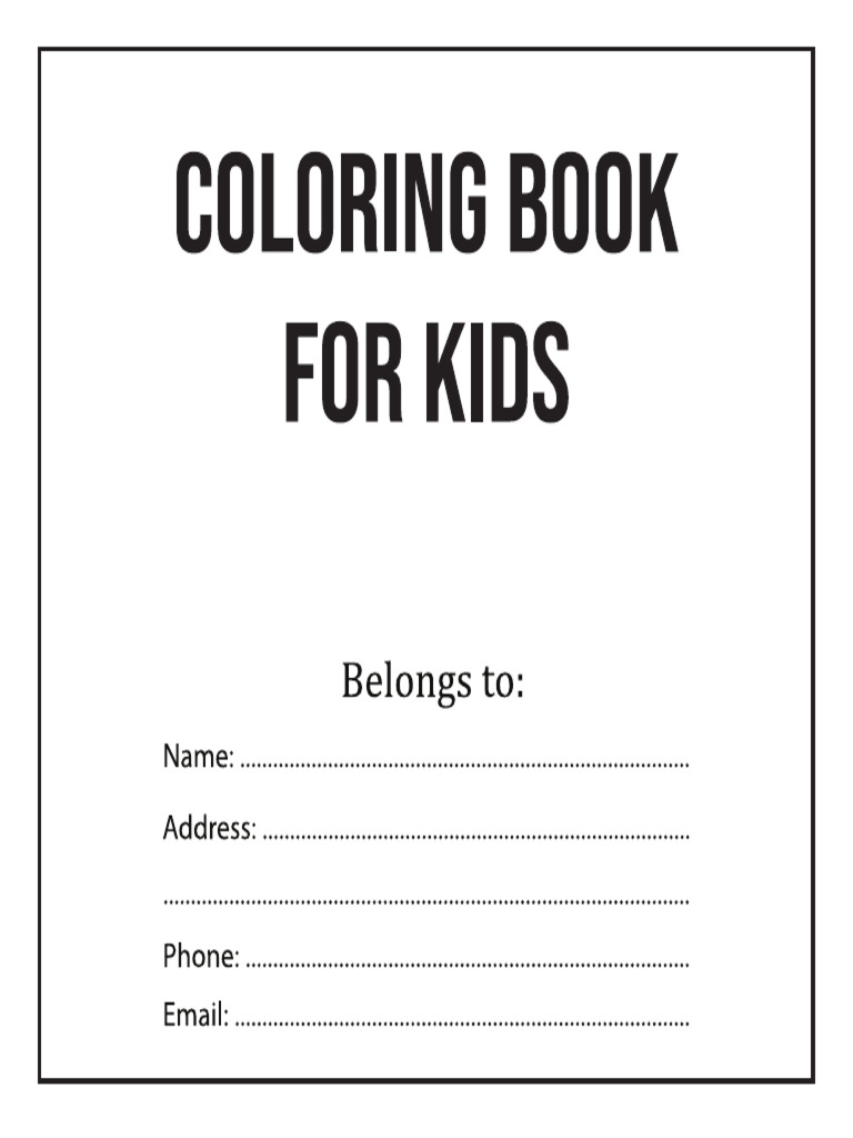 Coloring Book | PDF