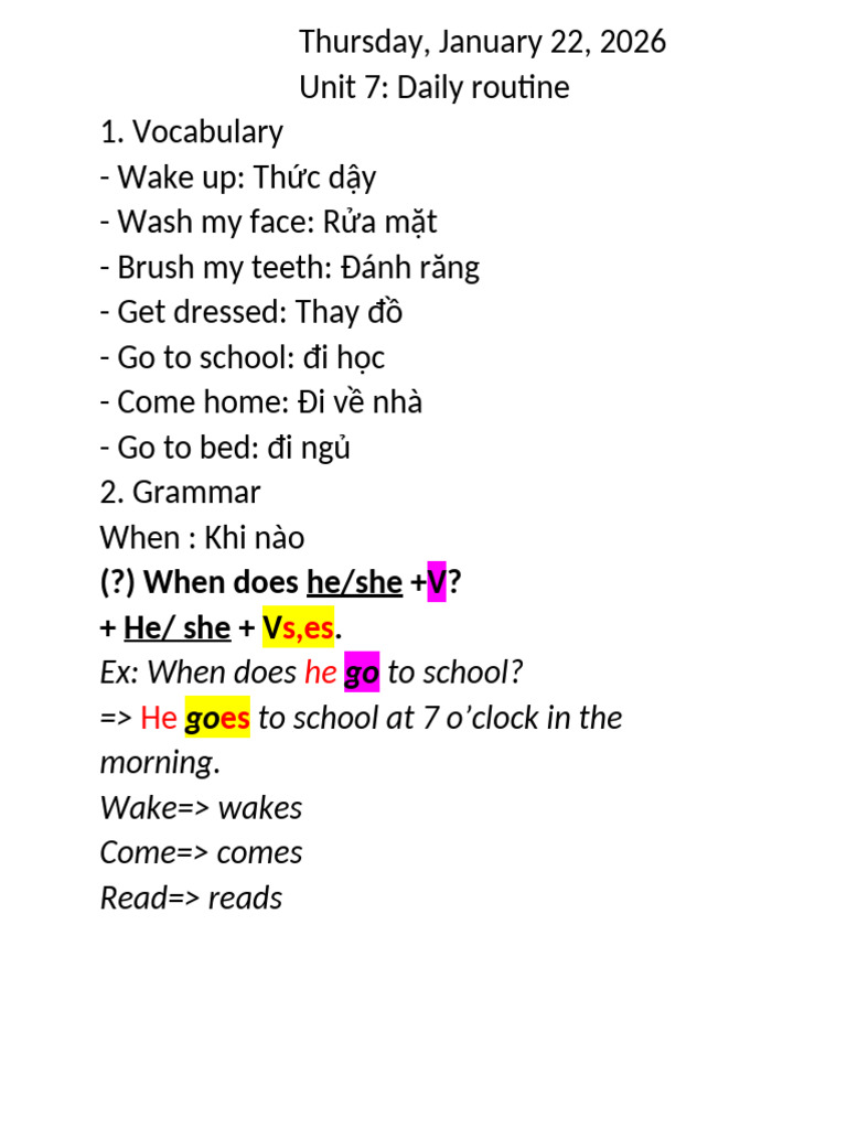 Unit 6 - Speaking | PDF