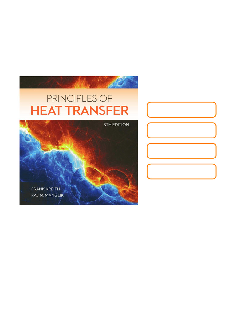 Grab Your Principles of Heat Transfer 8th Edition Frank Kreith
