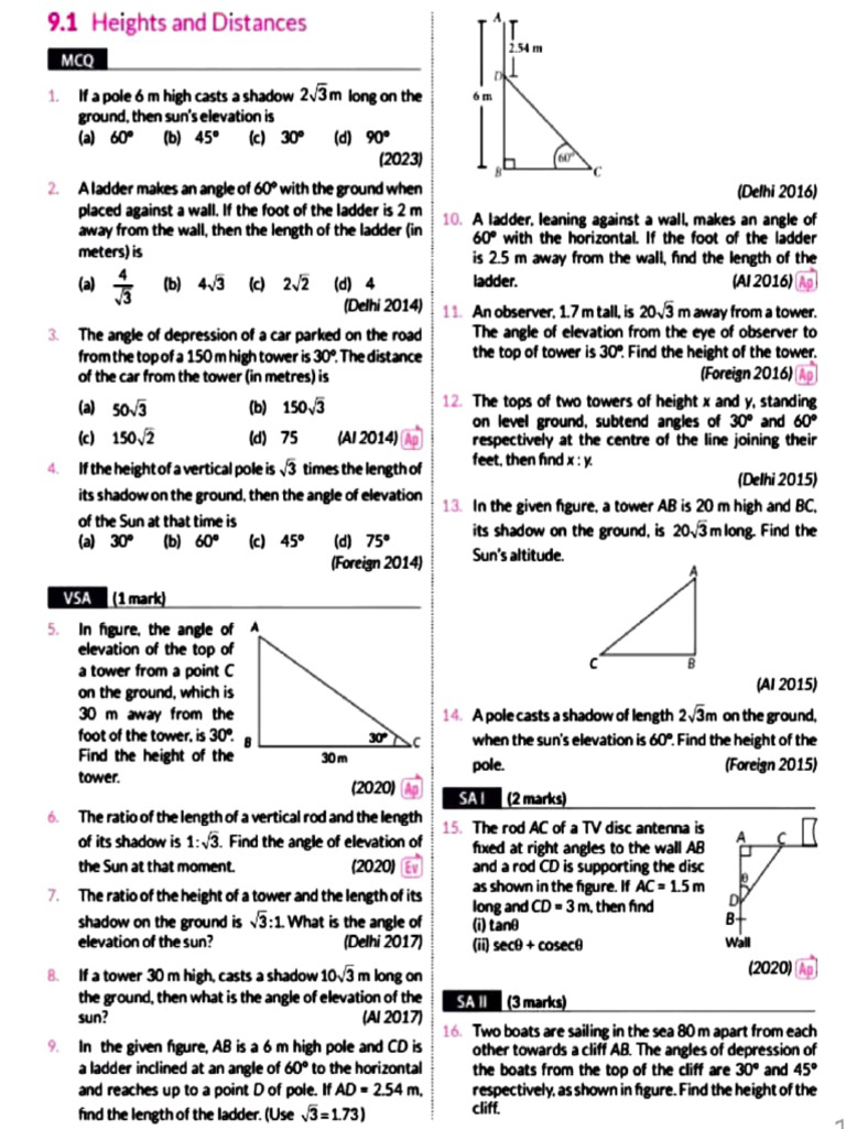 Applications of Trigonometry | PDF