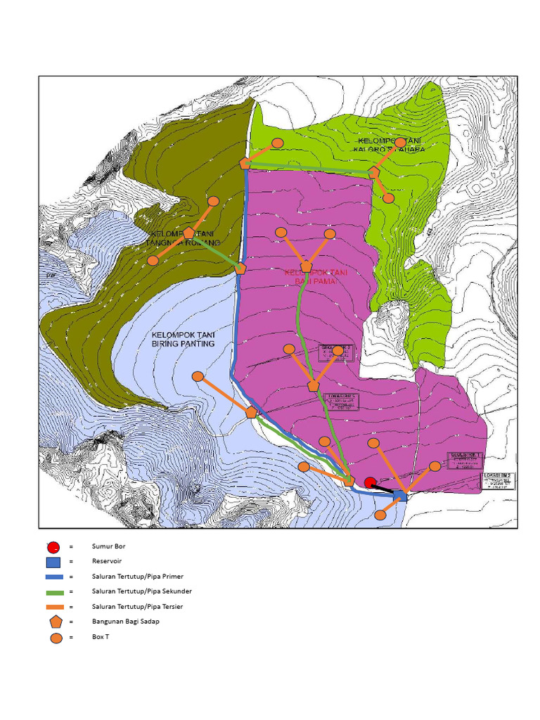 Peta Lay Out Tamanoa II | PDF