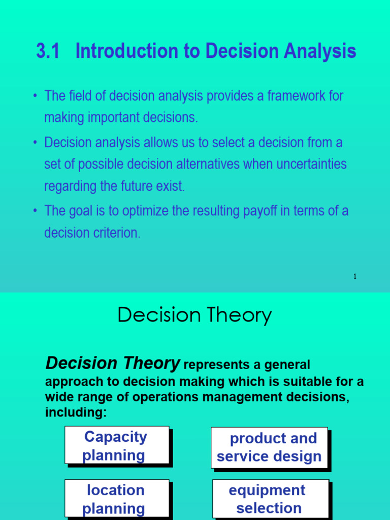 Chapter 3 - Decision Theory | PDF | Probability | Applied Mathematics