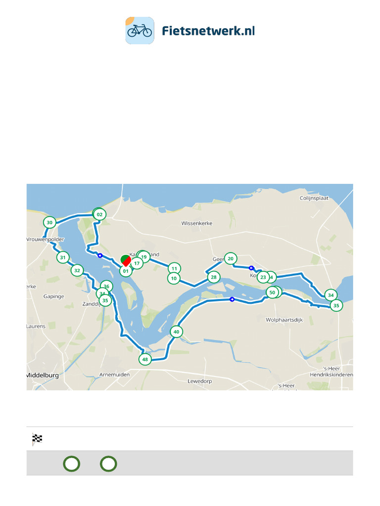 Fietsroute Rondje Veerse Meer | PDF