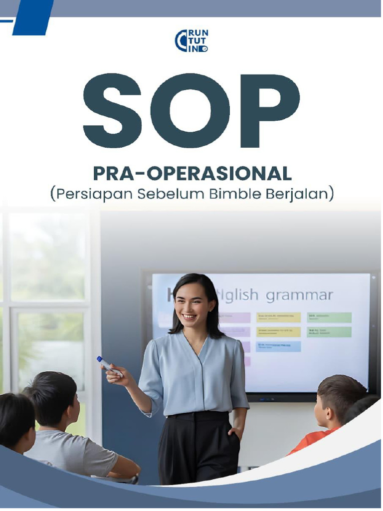 SOP Fase Pra Operasional Bimbel Bahasa Inggris | PDF
