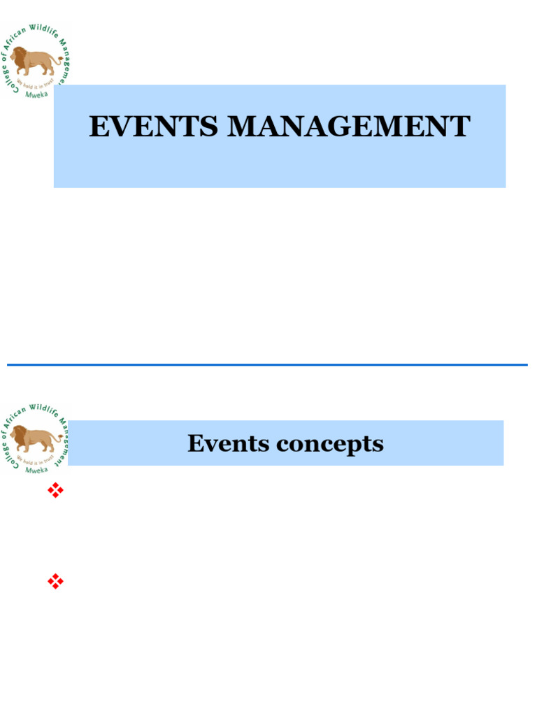 Introduction To Event Management | PDF | Tourism | Marketing