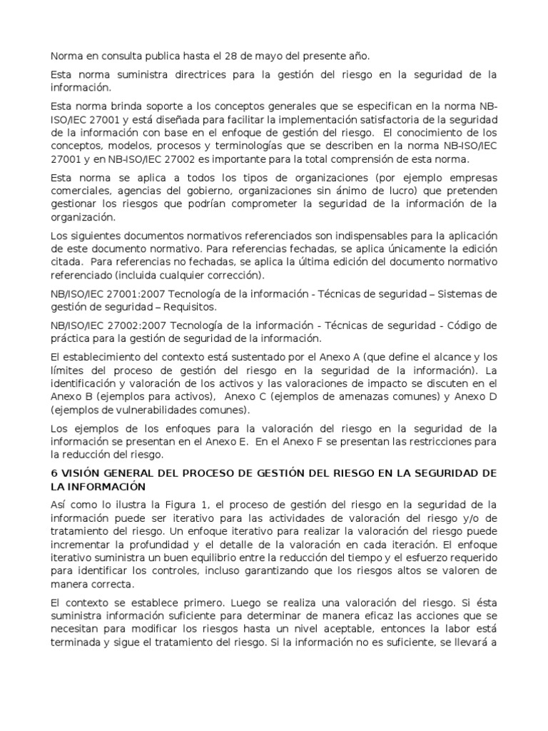 Gestión de Riesgos en Seguridad Informática | PDF | Seguridad de ...