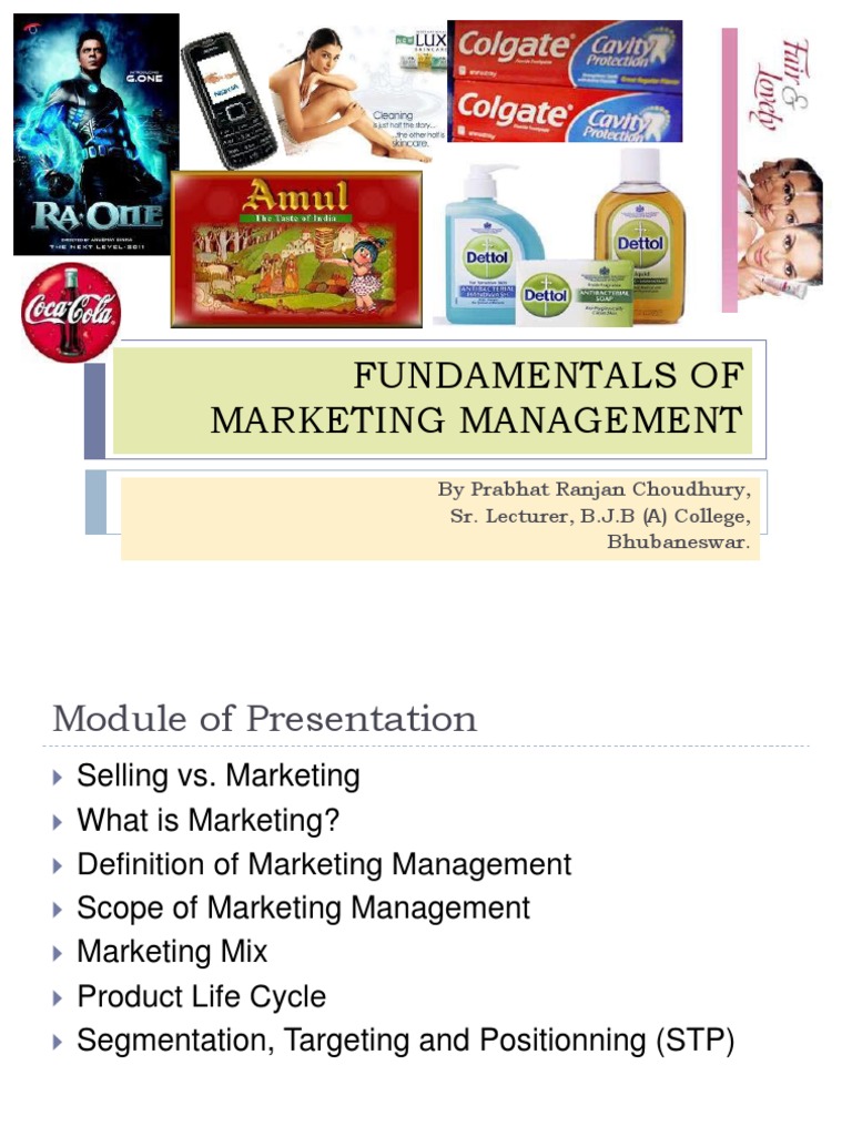 Fundamentals of Marketing Management | PDF | Brand | Marketing