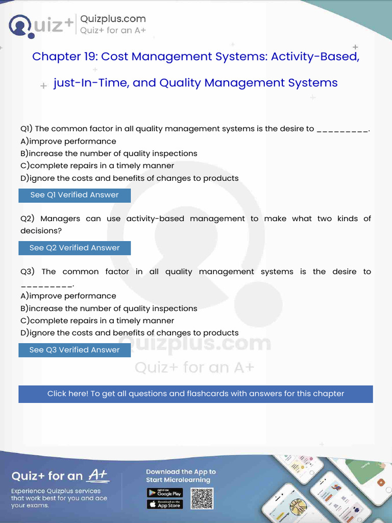 The Common Factor in All Quality Management Systems Is The Desire To ...