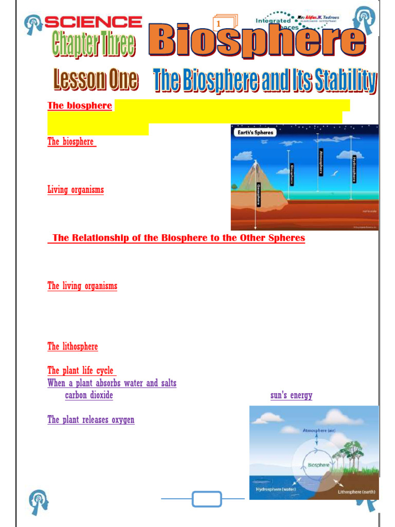 Integrated Sciences 2nd T. 2026 | PDF | Ecosystem | Cellular Respiration