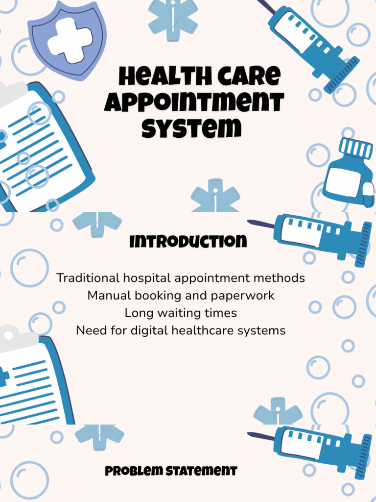 Smart Healthcar Appointment System | PDF